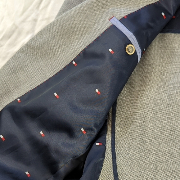 Men's TOMMY HILFINGER Gray Blazer 40L AMAZING,SHARP DRESSED MAN.. - Picture 8 of 16
